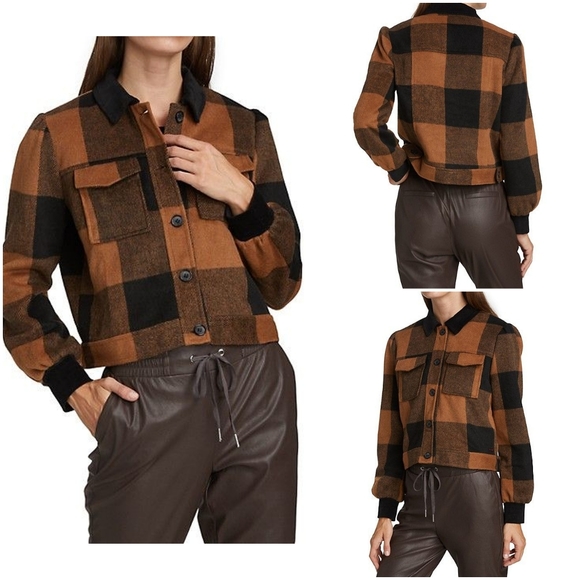 NWT n:Philanthropy Renzo Jacket in Plaid Multi - Picture 8 of 16